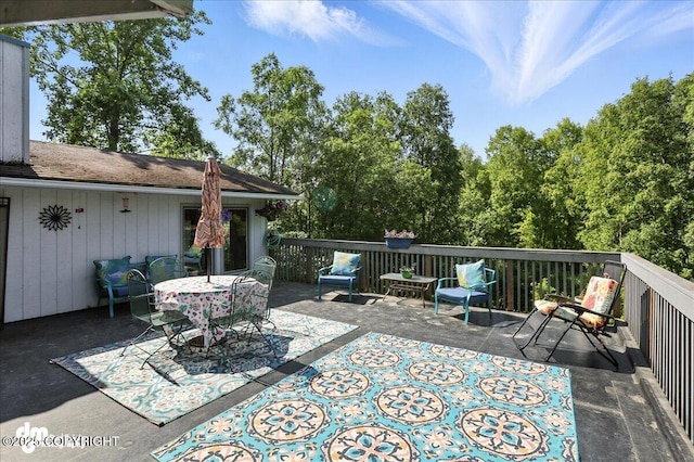 19360 Chugach Park Dr, Chugiak, AK 99567 - view of patio featuring a wooden deck