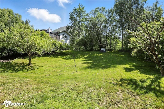 19360 Chugach Park Dr, Chugiak, AK 99567 - view of green lawn