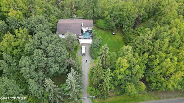 19360 Chugach Park Dr, Chugiak, AK 99567 - aerial view of property and surrounding area with a forest