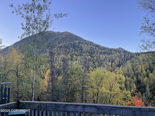 19360 Chugach Park Dr, Chugiak, AK 99567 - view of mountain backdrop featuring a forest