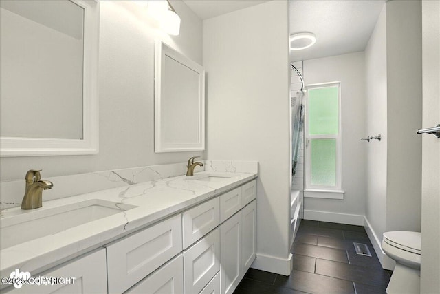 5100 W Lakeside Dr, Wasilla, AK 99654 - bathroom with double vanity and shower / tub combo