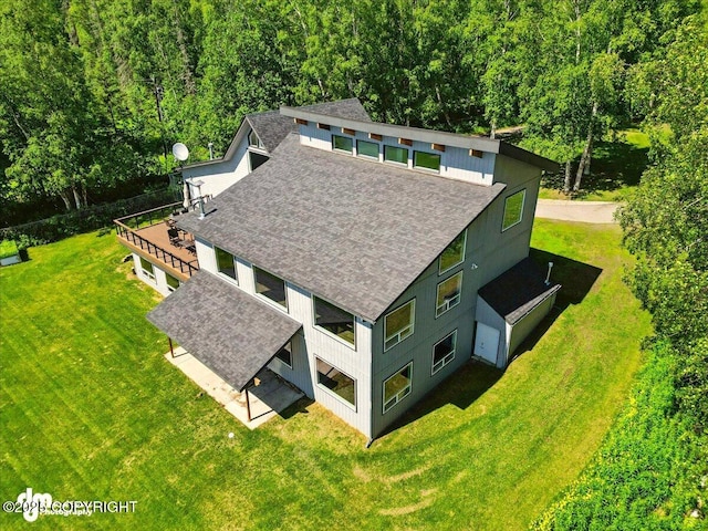 5100 W Lakeside Dr, Wasilla, AK 99654 - view from above of property