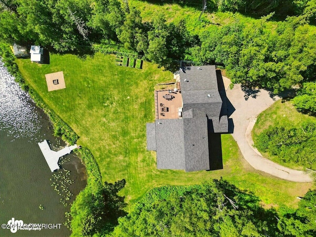 5100 W Lakeside Dr, Wasilla, AK 99654 - aerial view of a large body of water