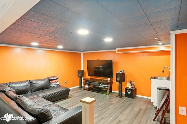 3401 Lois Dr, Anchorage, AK 99517 - living room with wood finished floors and recessed lighting