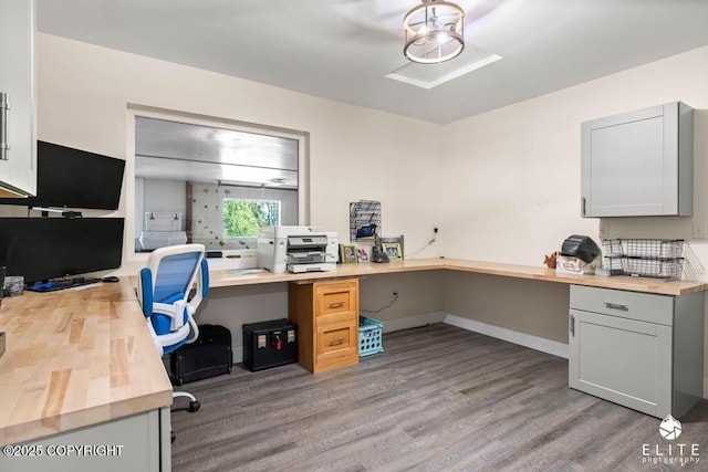 4722 S Gon Fishin Dr, Wasilla, AK 99623 - office space with wood finished floors