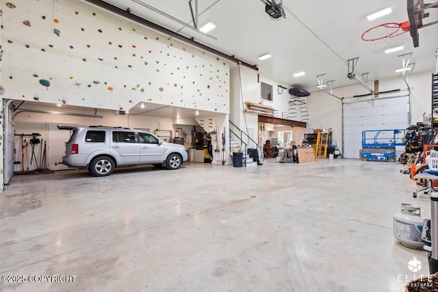 4722 S Gon Fishin Dr, Wasilla, AK 99623 - garage with a garage door opener