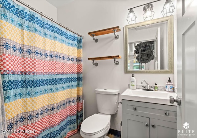 4722 S Gon Fishin Dr, Wasilla, AK 99623 - bathroom with vanity and curtained shower