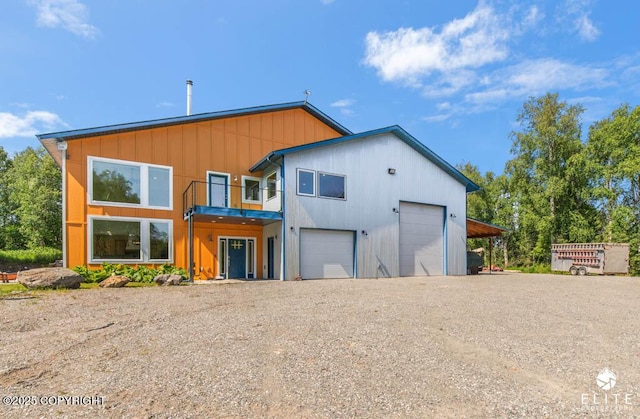 4722 S Gon Fishin Dr, Wasilla, AK 99623 - view of front of property with a balcony and driveway