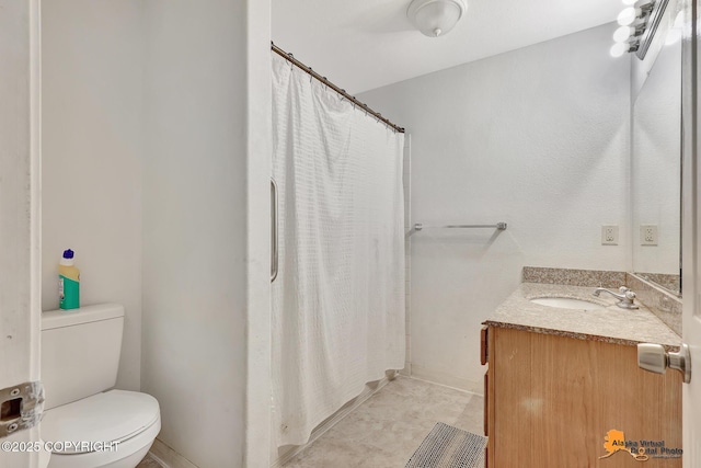 3150 E Escondido Ave, Wasilla, AK 99654 - full bathroom with vanity and a shower with curtain