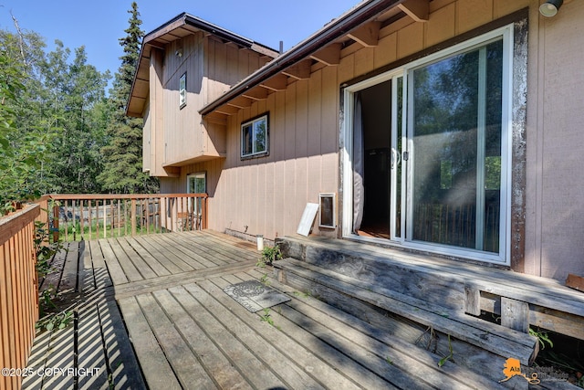 3150 E Escondido Ave, Wasilla, AK 99654 - view of wooden deck