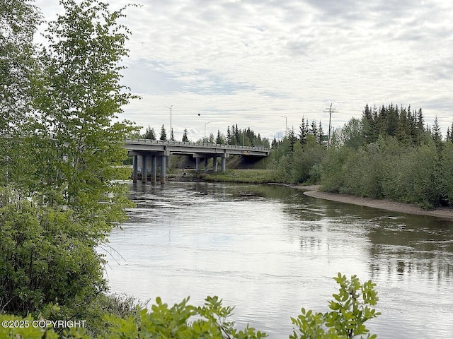 4376 Dartmouth Dr # 9, Fairbanks, AK 99709 - water view with a notable bridge