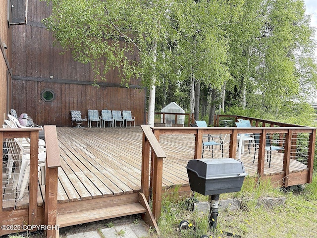 4376 Dartmouth Dr # 9, Fairbanks, AK 99709 - deck featuring grilling area
