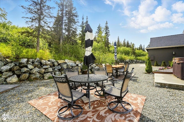 16071 Mountain Air Dr, Anchorage, AK 99516 - view of patio featuring outdoor dining space