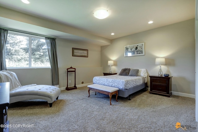 16071 Mountain Air Dr, Anchorage, AK 99516 - bedroom with carpet and recessed lighting