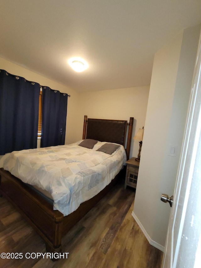 46210 Bonita Ave, Soldotna, AK 99669 - bedroom with wood finished floors and baseboards