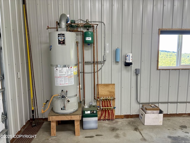 19712 Chugach Park Dr, Eagle River, AK 99567 - utility room featuring gas water heater