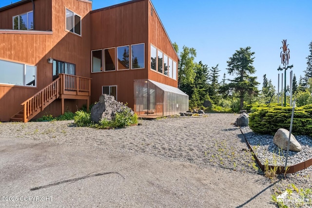 11411 Snowline Dr, Anchorage, AK 99507 - rear view of house