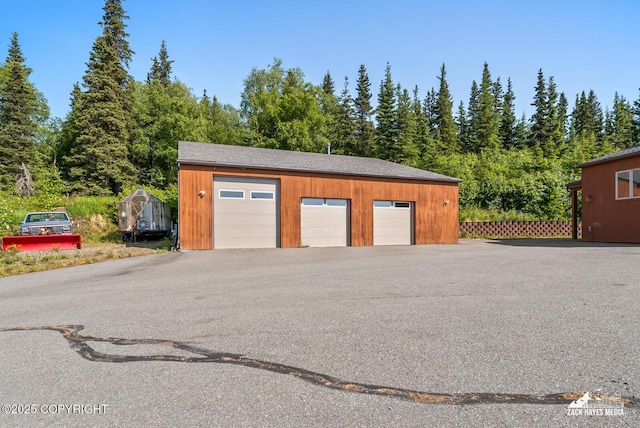 11411 Snowline Dr, Anchorage, AK 99507 - view of detached garage