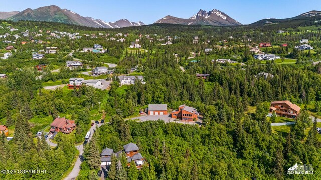11411 Snowline Dr, Anchorage, AK 99507 - view of property location featuring a mountain backdrop