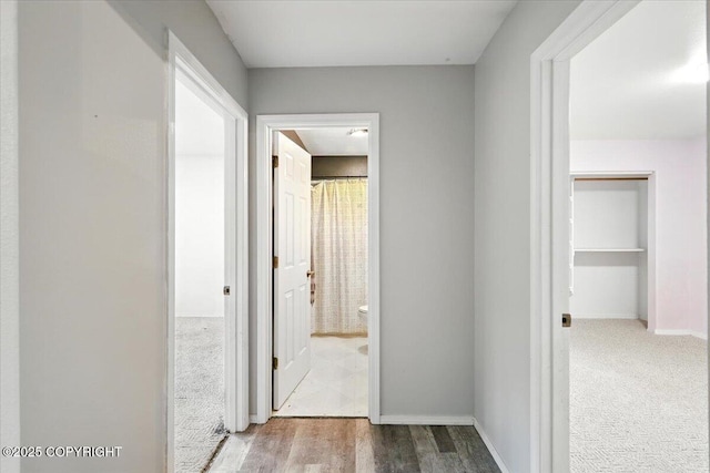 1447 N Ranch Rd, Palmer, AK 99645 - corridor featuring wood finished floors and baseboards