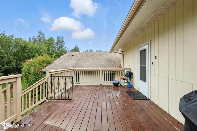 1447 N Ranch Rd, Palmer, AK 99645 - view of wooden deck