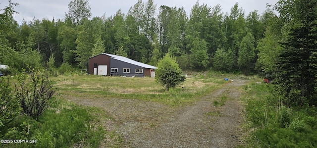 2514 E Sleepy Hollow Cir, Wasilla, AK 99654 - aerial view of property and surrounding area featuring a forest