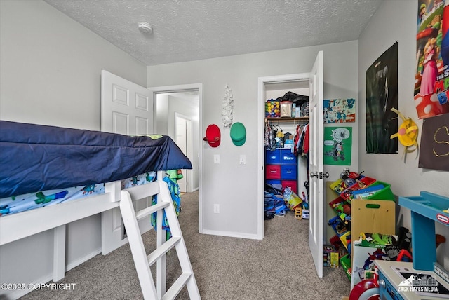5320 Larkspur St, Anchorage, AK 99507 - bedroom with carpet floors and a textured ceiling