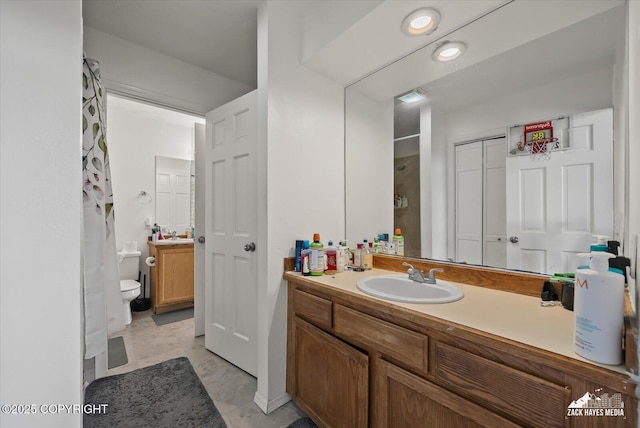 5320 Larkspur St, Anchorage, AK 99507 - full bathroom featuring vanity and a shower
