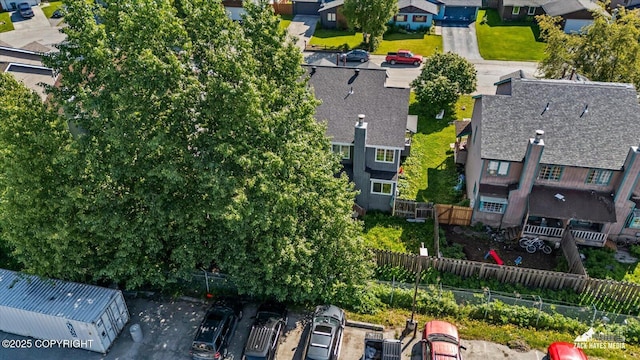 5320 Larkspur St, Anchorage, AK 99507 - aerial perspective of suburban area