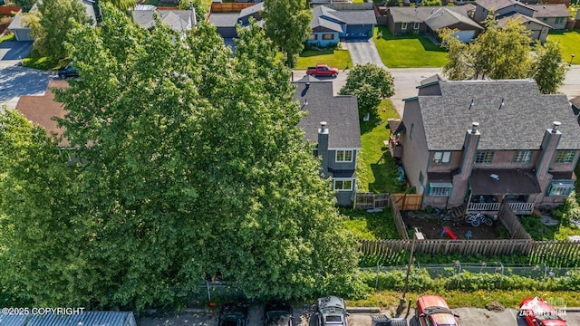 5320 Larkspur St, Anchorage, AK 99507 - aerial perspective of suburban area
