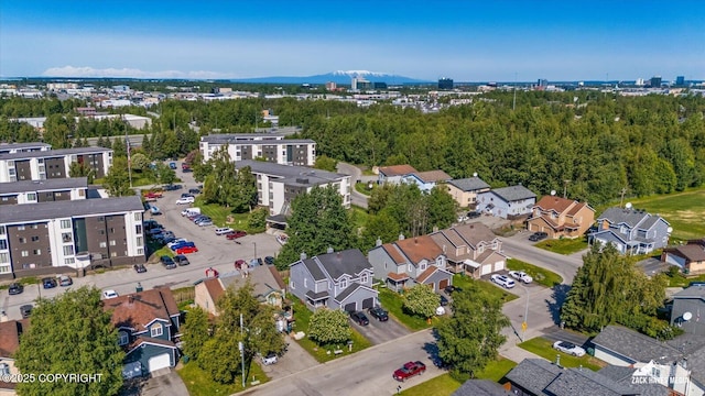 5320 Larkspur St, Anchorage, AK 99507 - aerial overview of property's location with nearby suburban area