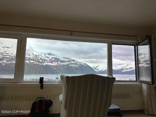 100 Kenai St # 908, Whittier, AK 99693 - dining room with radiator heating unit