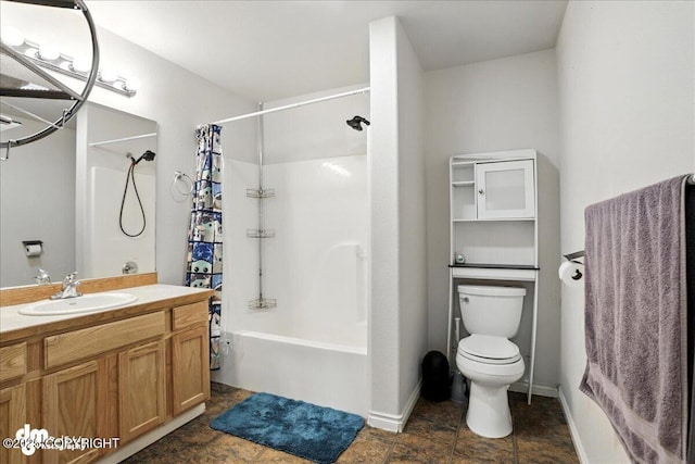 6403 E 10th Ave # 26, Anchorage, AK 99504 - bathroom featuring shower / tub combo with curtain and vanity