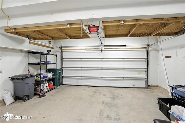 6403 E 10th Ave # 26, Anchorage, AK 99504 - garage with a garage door opener