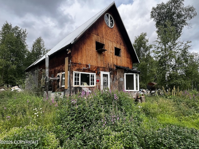 21113 W Matsnu Rd, Big Lake, AK 99623 - rear view of property