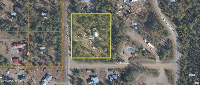 21113 W Matsnu Rd, Big Lake, AK 99623 - map of property location featuring property parcel outlined