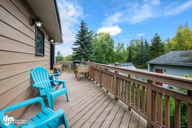 6340 Habicht Ct, Anchorage, AK 99504 - view of deck