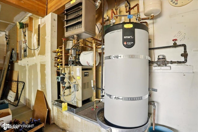 6340 Habicht Ct, Anchorage, AK 99504 - utilities featuring water heater and a heating unit