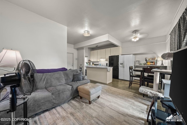 4116 W 88th Ave, Anchorage, AK 99502 - living area with ceiling fan