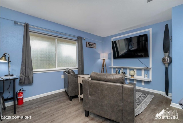 4116 W 88th Ave, Anchorage, AK 99502 - living room with wood finished floors and baseboards