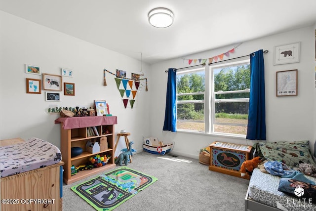 5050 N Gold Mint Dr, Wasilla, AK 99654 - recreation room with carpet floors and baseboards