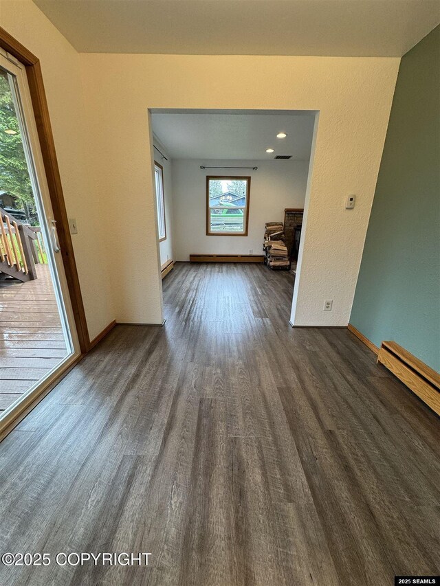 5920 Lund St, Juneau, AK 99801 - empty room with wood finished floors and baseboards