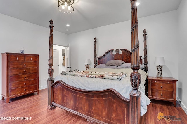 4576 S Gon Fishin Dr, Wasilla, AK 99623 - bedroom with wood finished floors and recessed lighting