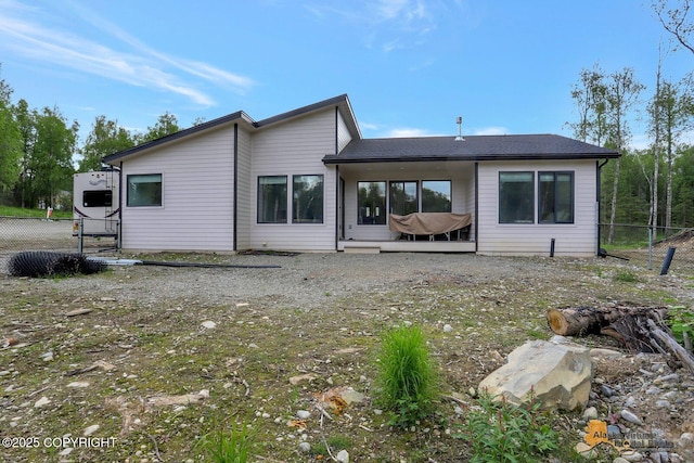 4576 S Gon Fishin Dr, Wasilla, AK 99623 - rear view of property
