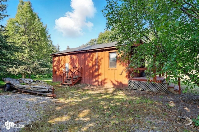 21033 Sterling Hwy, Ninilchik, AK 99639 - view of outdoor structure with entry steps