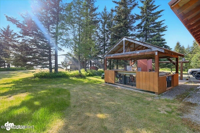21033 Sterling Hwy, Ninilchik, AK 99639 - view of green lawn with a gazebo