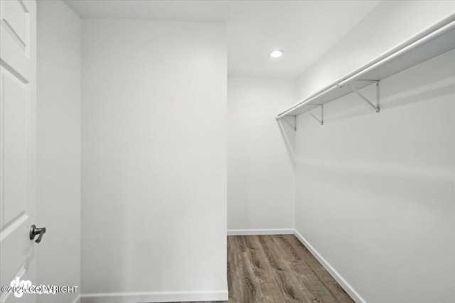 1380 N Cedar Hills Dr, Palmer, AK 99645 - walk in closet featuring wood finished floors