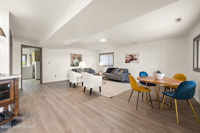 900 W Selina Ln, Wasilla, AK 99654 - living area featuring baseboards and wood finished floors