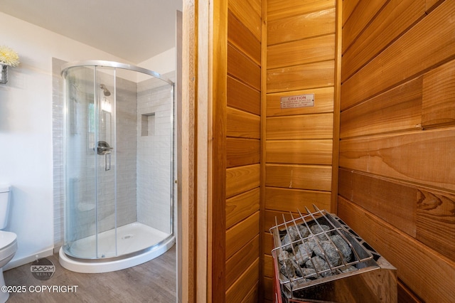 900 W Selina Ln, Wasilla, AK 99654 - sauna featuring wood finished floors and baseboards