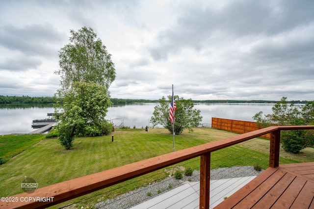 900 W Selina Ln, Wasilla, AK 99654 - deck with a water view